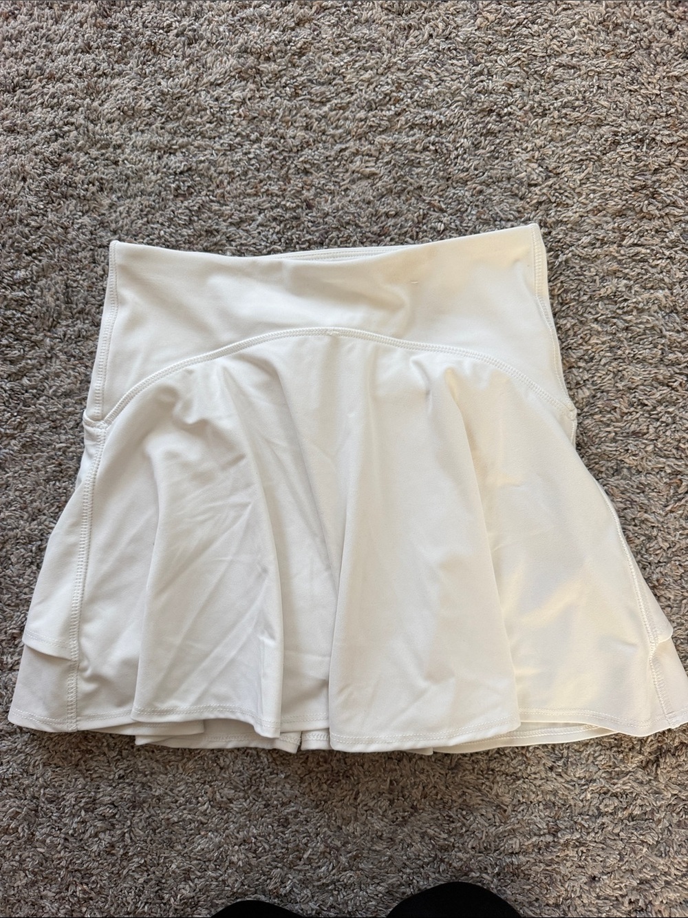 Old Navy White Circle Skater Skirt